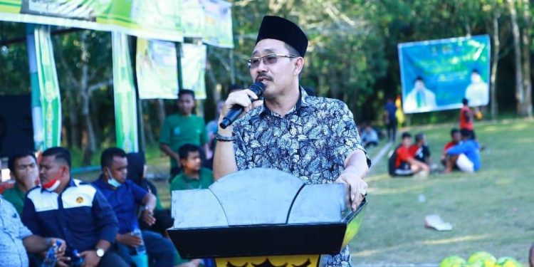 Bupati Labusel Edimin Buka Liga Santri Cup l