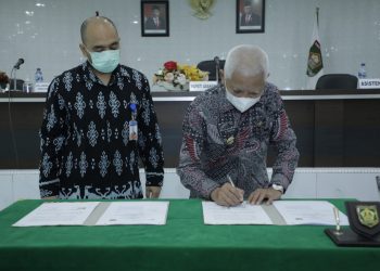 Bupati Asahan Teken MoU dengan Pihak Kantor Perwakilan Bank Indonesia Pematangsiantar