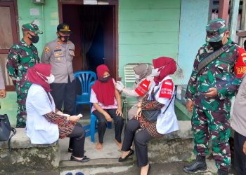 Polres Asahan Vaksin 50 Orang Penyandang Disabilitas dan Lansia