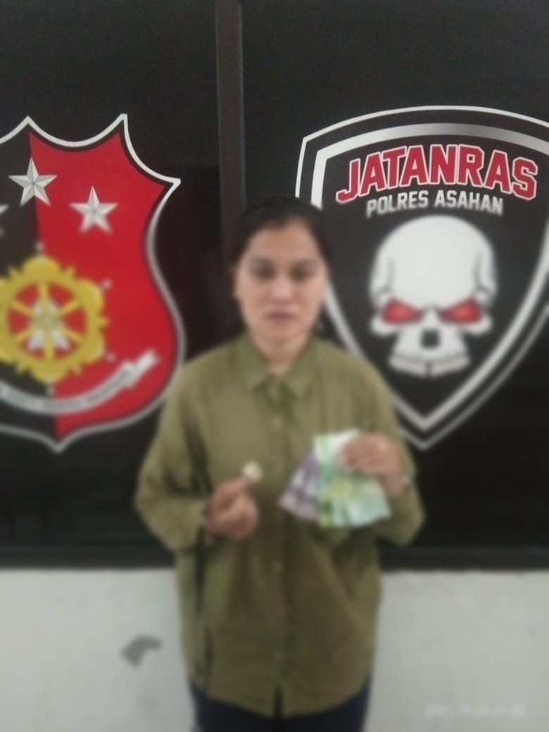 Jadi Operator Judi Tembak Naga, Cewek Ini Diringkus Personel Polres Asahan