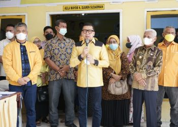Ini Pesan Bupati Asahan saat Tinjau Pelaksanaan Vaksin di DPD Partai Golkar