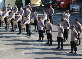 Tingkatkan Kamtibmas Kondusif, Polres Pematangsiantar Latihan Apel Kesiapsiagaan