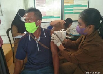 600 Warga Desa Sei Beluru Asahan Divaksin