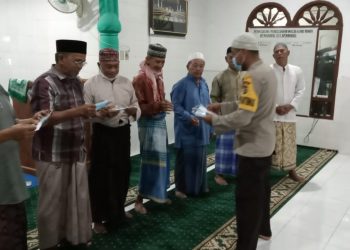 Kunjungi 6 Masjid, Gassuling Damas Polres Asahan Ajak Warga Taati Prokes dan Vaksin