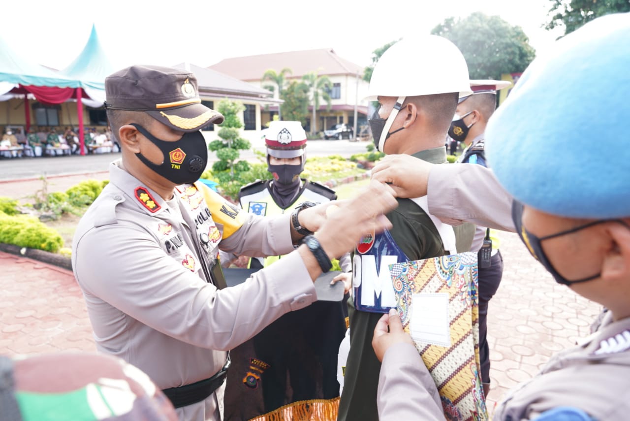 Kapolres Asahan Berharap Masyarakat Patuhi Aturan Lalulintas dan Protokol Kesehatan