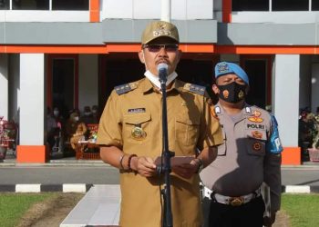 Bupati Labusel Jadi Inspektur Upacara Ops Zebra Toba – 2021