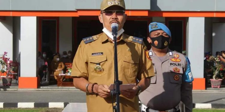 Bupati Labusel Jadi Inspektur Upacara Ops Zebra Toba – 2021