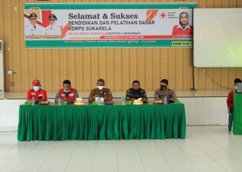 Sarimpunan Buka Diklatsar Korps Sukarela Palang Merah Indonesia
