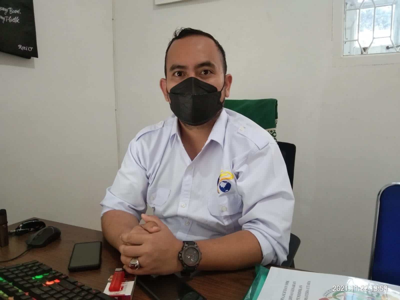 Plt kepala seksi ketenagaan menengah atas dan pendidikan khusus, kantor cabang Dinas Pendidikan Provsu, Tengku Muhamad Hussyahiri