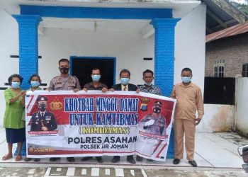 Ajak jemaat Berbuat Kebaikan, Polres Asahan Gencarkan Komidamas