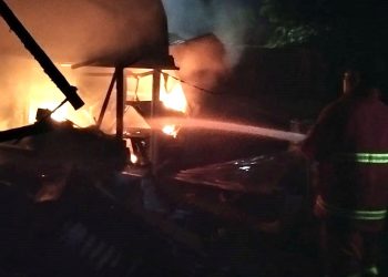 Olah Sekam Jadi Pupuk, Gudang Milik Abdul Rojak Nainggolan Ludes Dilalap Api