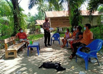 Polsek Simpang Empat Gencarkan PRM di Kediaman Tokoh Adat