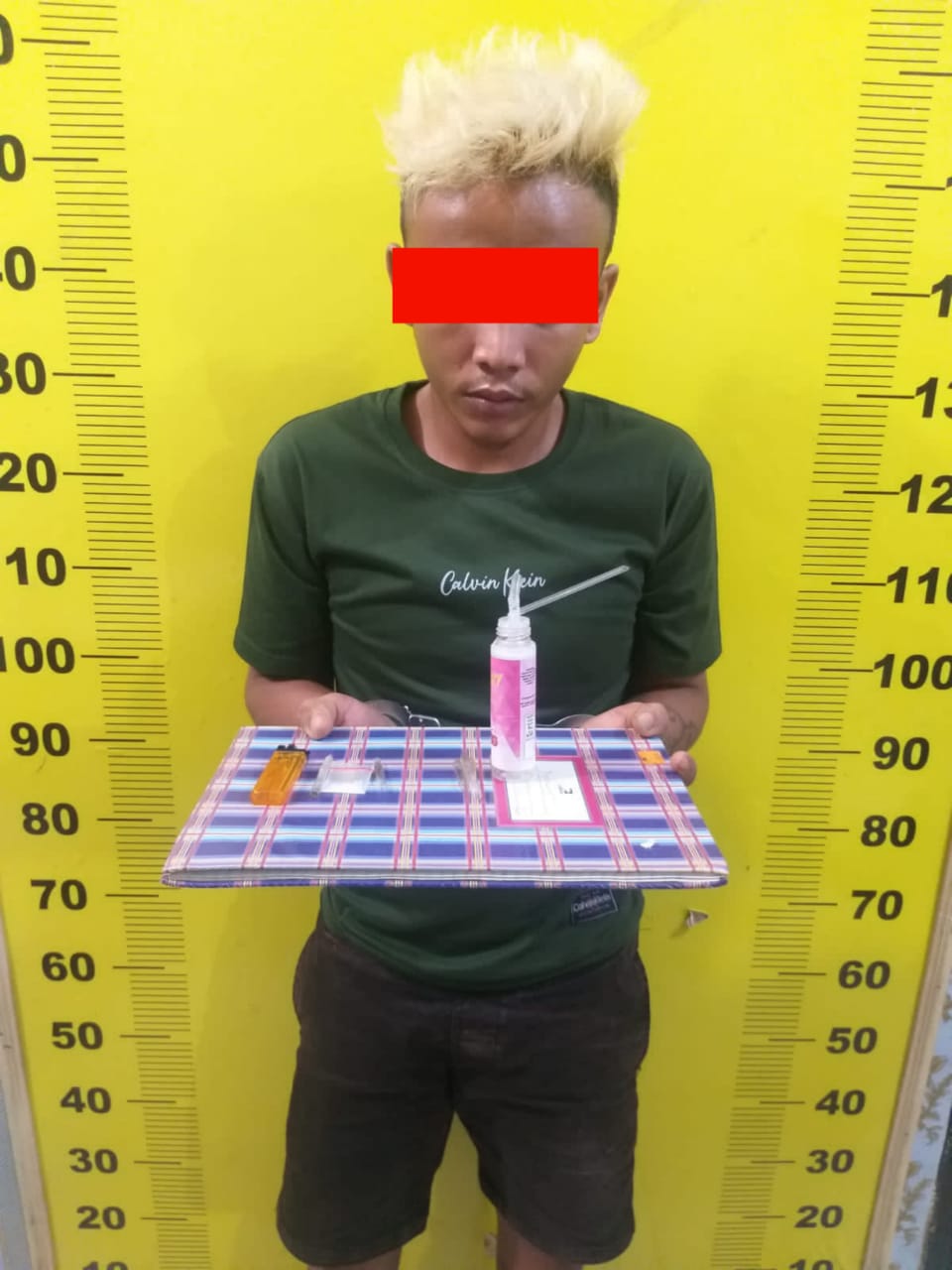Residivis Sabu Ditingkus Saat Pihak Polres Asahan akan Melaksanakan Vaksinasi