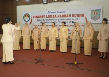 56 DWP Asahan Ikuti Lomba Paduan Suara