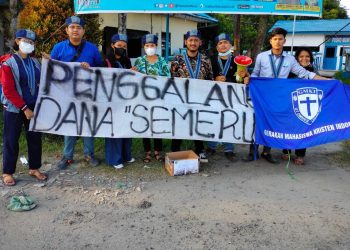 BPC GMKI Asahan Galang Aksi Sosial Korban Semeru dan Doa Bersama