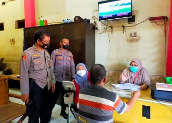 Bekerjasama dengan Dinkes, Polres Asahan Vaksin 33 Tahanan