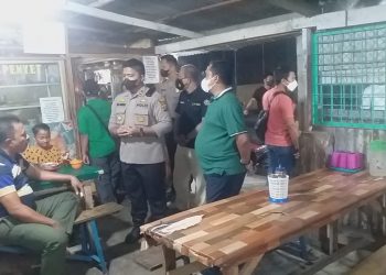 Gelar Vaksinasi Malam Hari, Kapolsek Kisaran Kota Gandeng Camat dan Kepala Puskesmas Gambir Baru