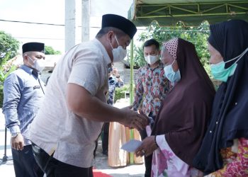 Wakil Bupati Asahan Himpun Infak dari OPD saat Resmikan Masjid Nurul Iman di Aek Ledong