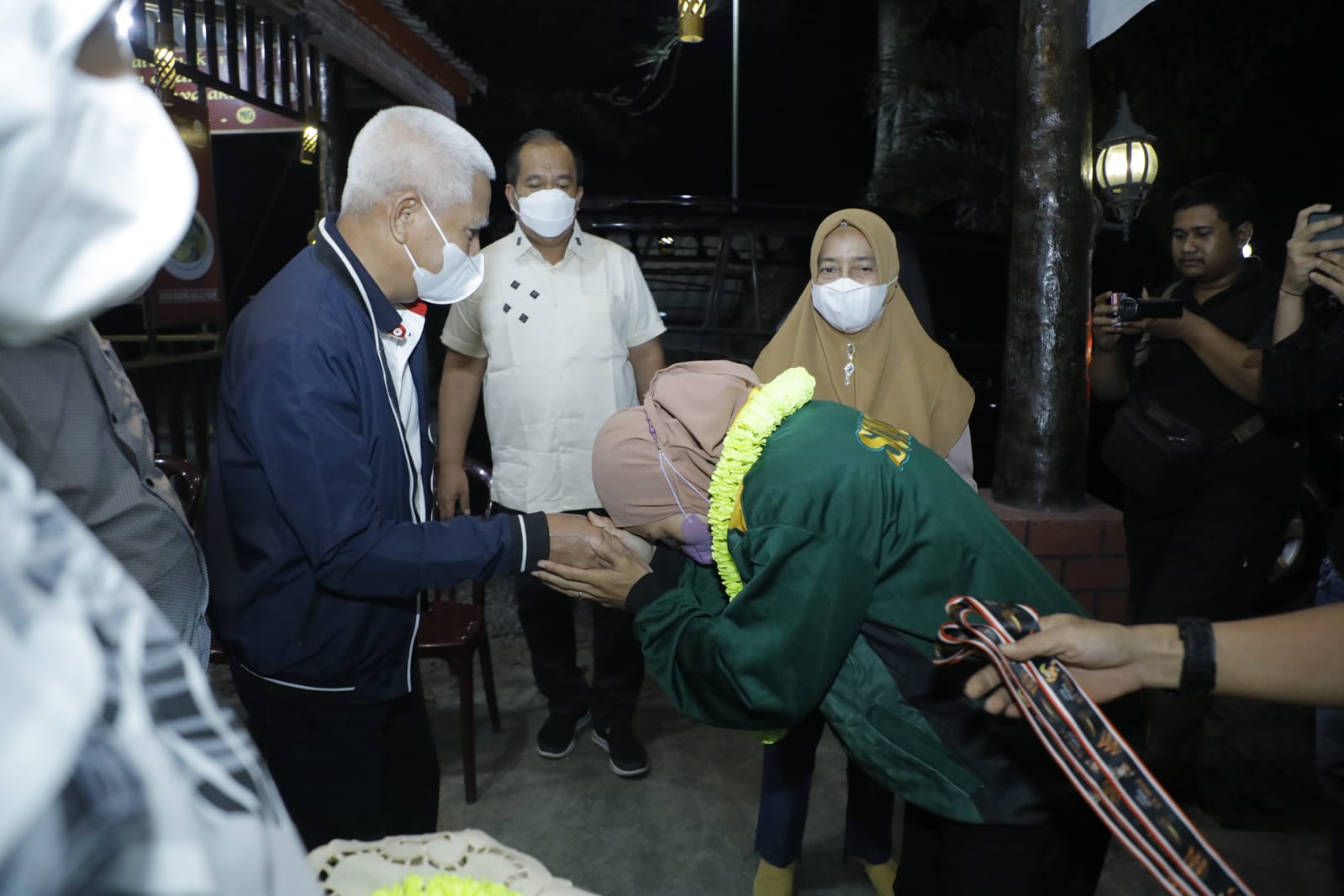 Kepulangan 2 Atlet Berprestasi.Disambut Bupati Asahan dan Wabup di RM Keraton Kisaran