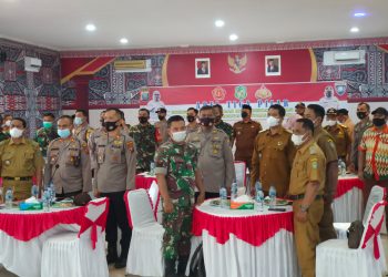 Kasat Binmas Polres Asahan dan 5 Kapolsek Ikuti Apel Tiga Pilar Plus Melalui Zoom Meeting dari Polda Sumut