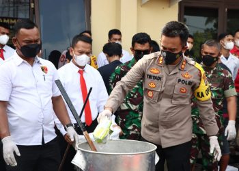 Musnahkan 21 Kg Sabu, Kapolres Akui Peredaran Narkoba di Tanjungbalai Masih Tinggi