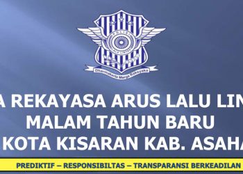 Polres Asahan Lakukan Rekayasa Lalu Lintas di Kota Kisaran
