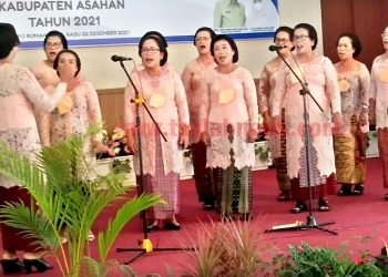 Tim Paduan Suara Kecamatan Meranti Juara Pertama, Peringatan Hari Ibu dan HUT DWP Asahan