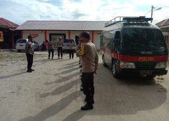 Malam Pergantian Tahun 2021-2022, Sat Binmas Polres Asahan Imbau Masyarakat Tetap di Rumah