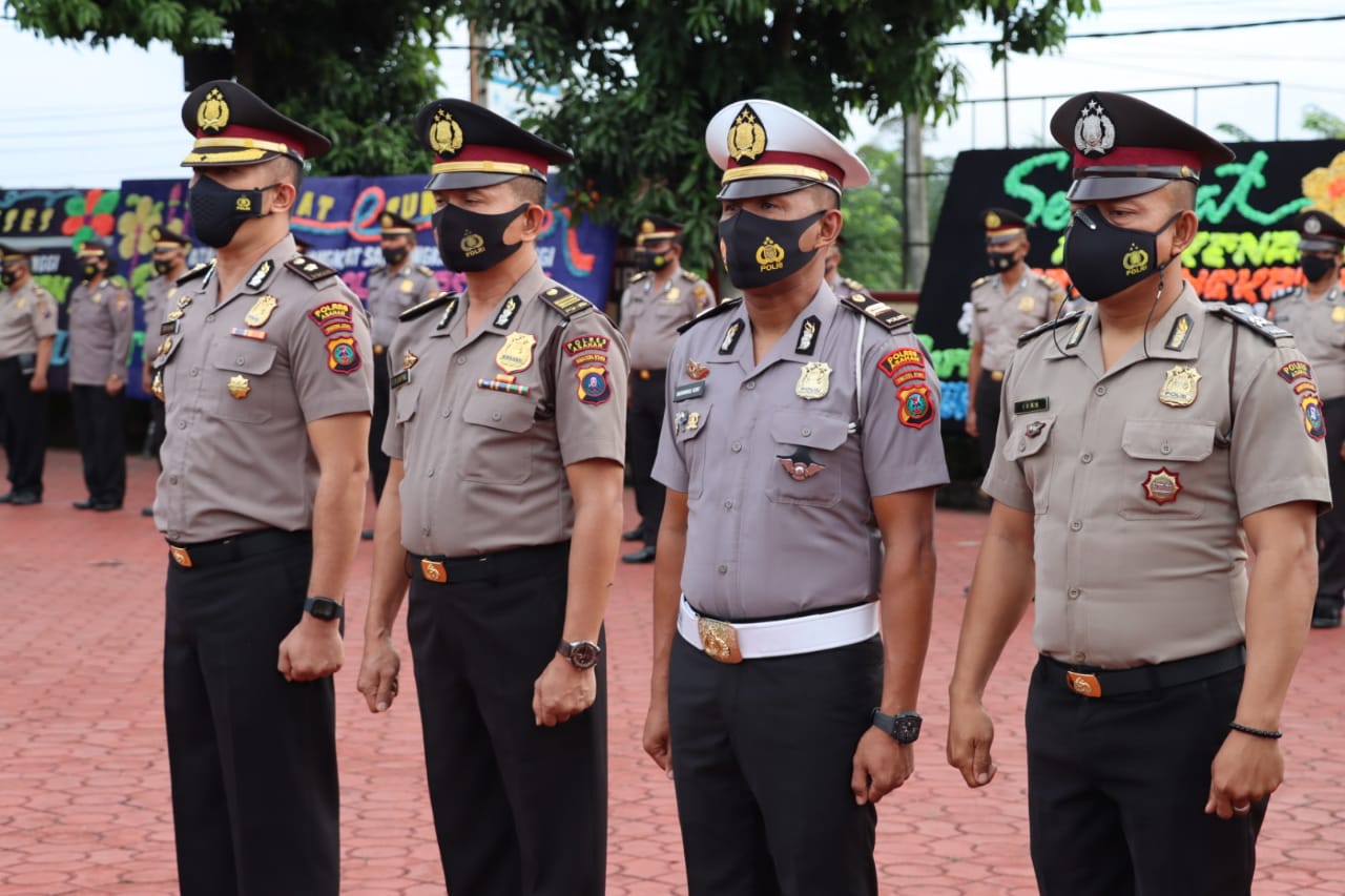 Hore, 54 Personel Polres Asahan Naik Pangkat