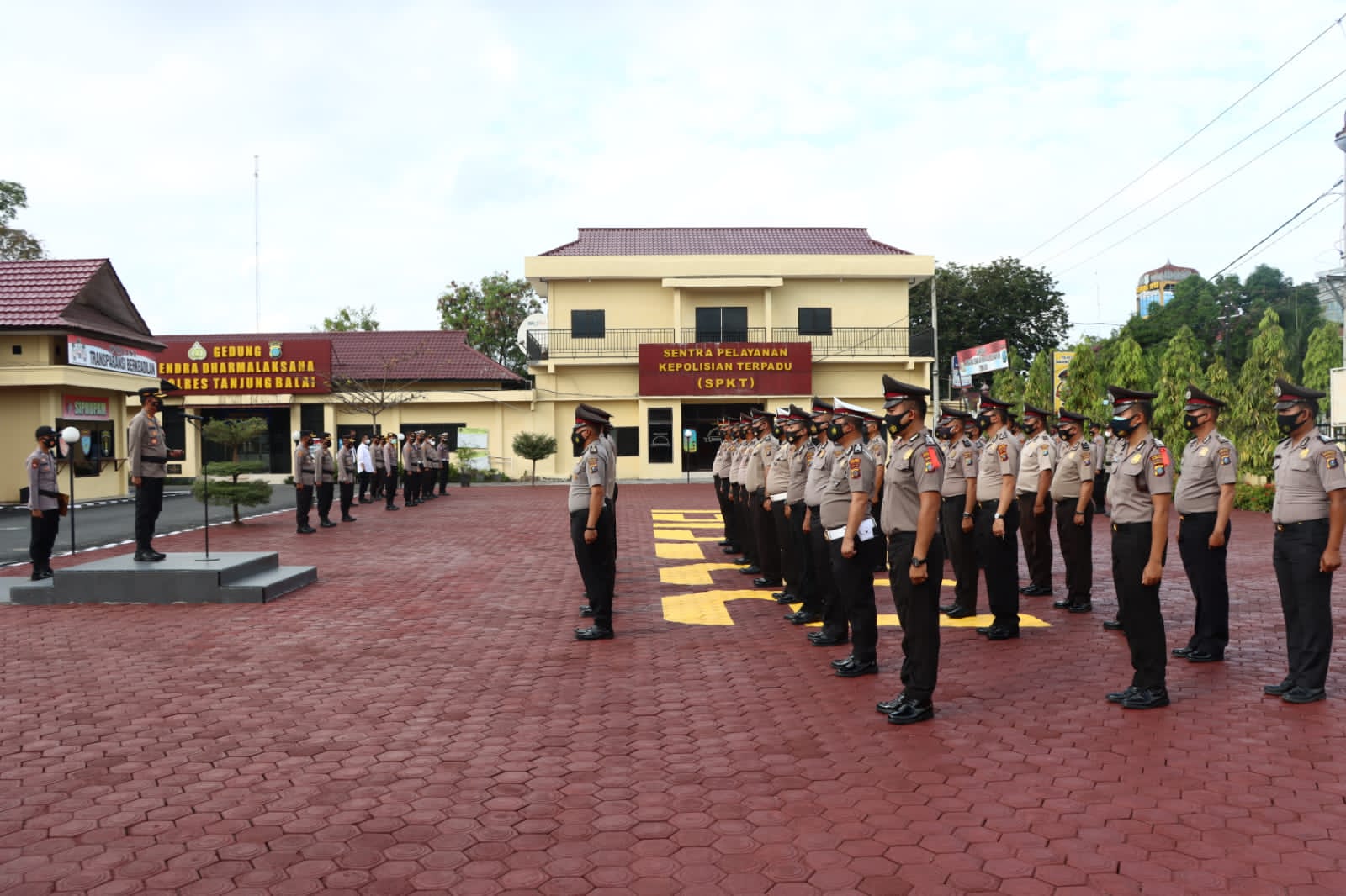 32 Personil Polres Tanjungbalai Naik Pangkat