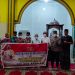 Personel Polres Asahan Bagikan Sembako, Jam Dinding dan Masker ke Pengurus Masjid