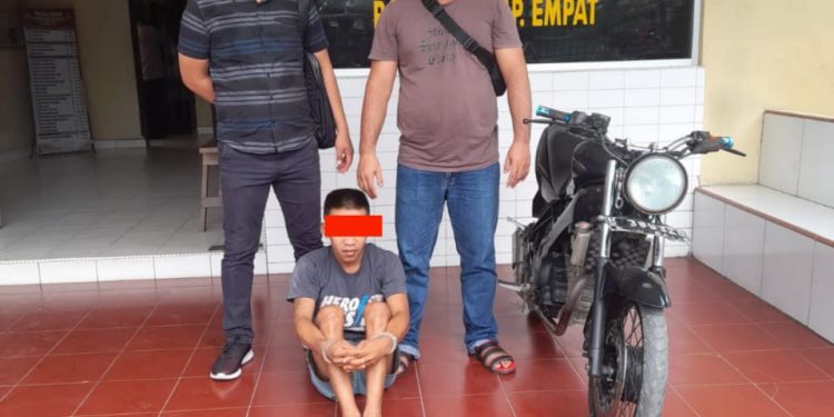 Curi Sepedamotor, Warga Batubara Diringkus Personel Polres Asahan