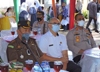 Camat Air Joman dan Kapolres Asahan ikuti Zoom Meeting Launching Vaksinasi Merdeka Anak