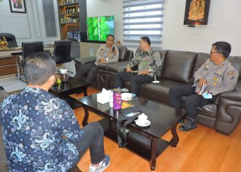 Bahas Keterlambatan BAP di PN dan Kejaksaan, Kalapas Labuhan Ruku dan Ketua PN Kunjungi Kapolres Asahan