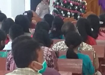Gelar Komidamas, Personel Polsek Prapat Janji Asahan Minta Remaja Gereja Agar Jahui Narkoba dan Tidak Balapan Liar