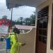 Polsek Bandar Pulau Disemprot Disinfektan