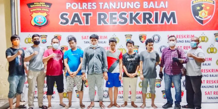 7 Pria Pembunuh Warga Simalungun Diringkus Personel Polres Tanjungbalai