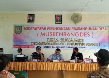 Kades Sukajadi Asahan Minta 32 Usulan di Musrembangdes dapat Tereliasasi