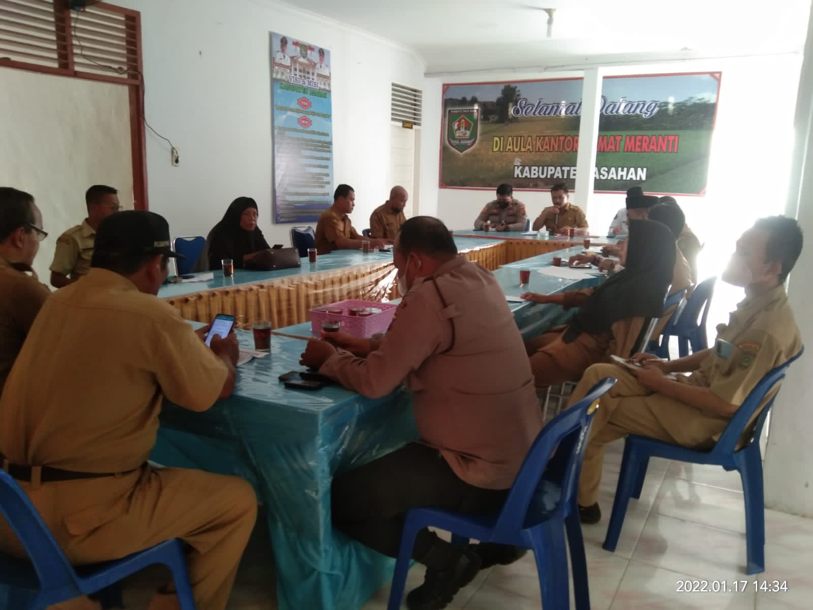 Kapolsek Kisaran Kota Hadiri Rapat Persiapan MTQ Tingkat Kecamatan dan Kabupaten di Meranti