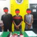 Dikibusi Warga, 3 Pria Tersangka Narkoba Ini Diringkus Personel Polres Asahan