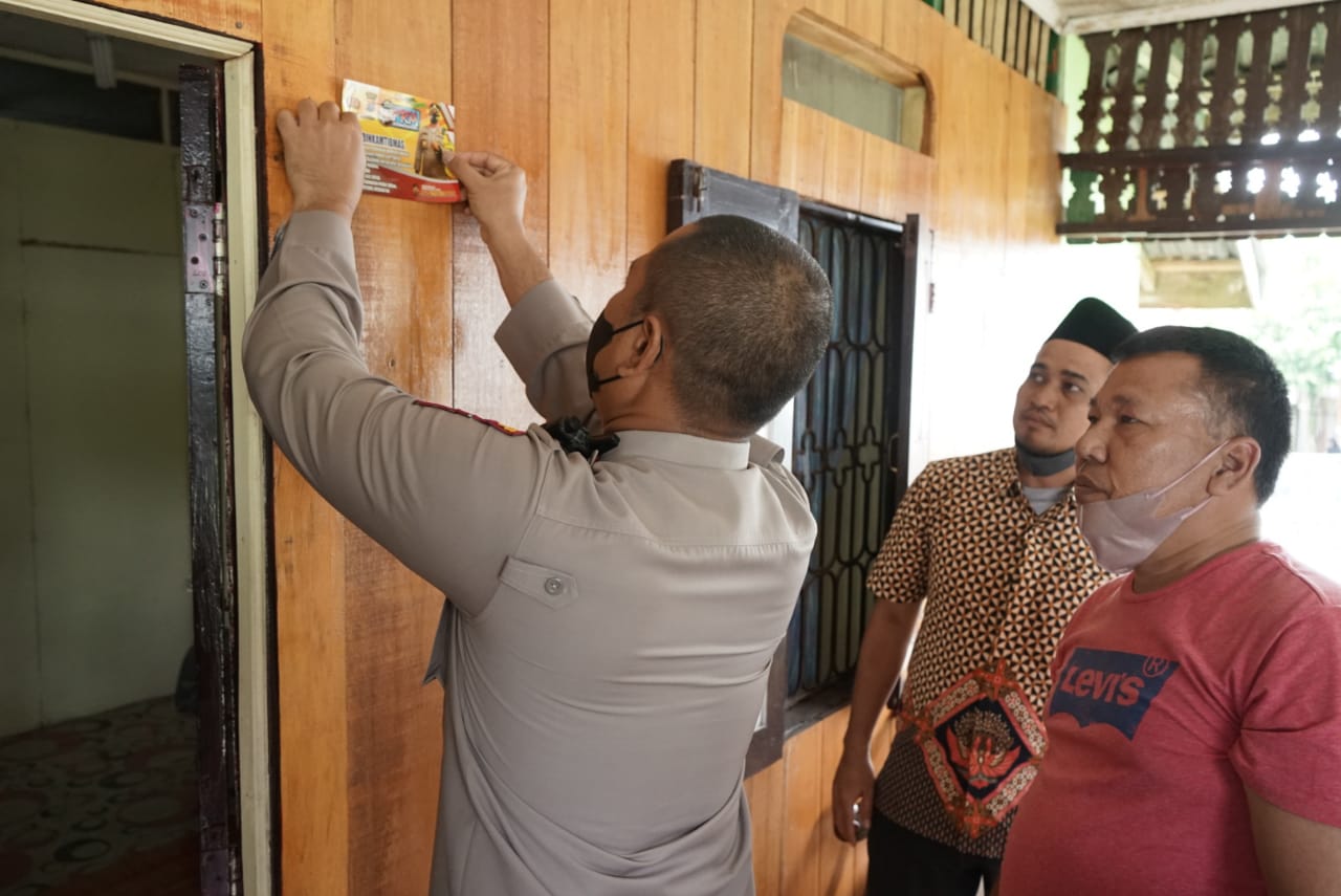 Kunjungi Pesantren Daarul Hikmah, Kapolres Asahan Ajak Warga Tak Mudah Terhasut Berita Hoax