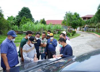 Bupati Asahan Tinjau Lokasi Pelaksanaan MTQ dan Pembangunan Jalan