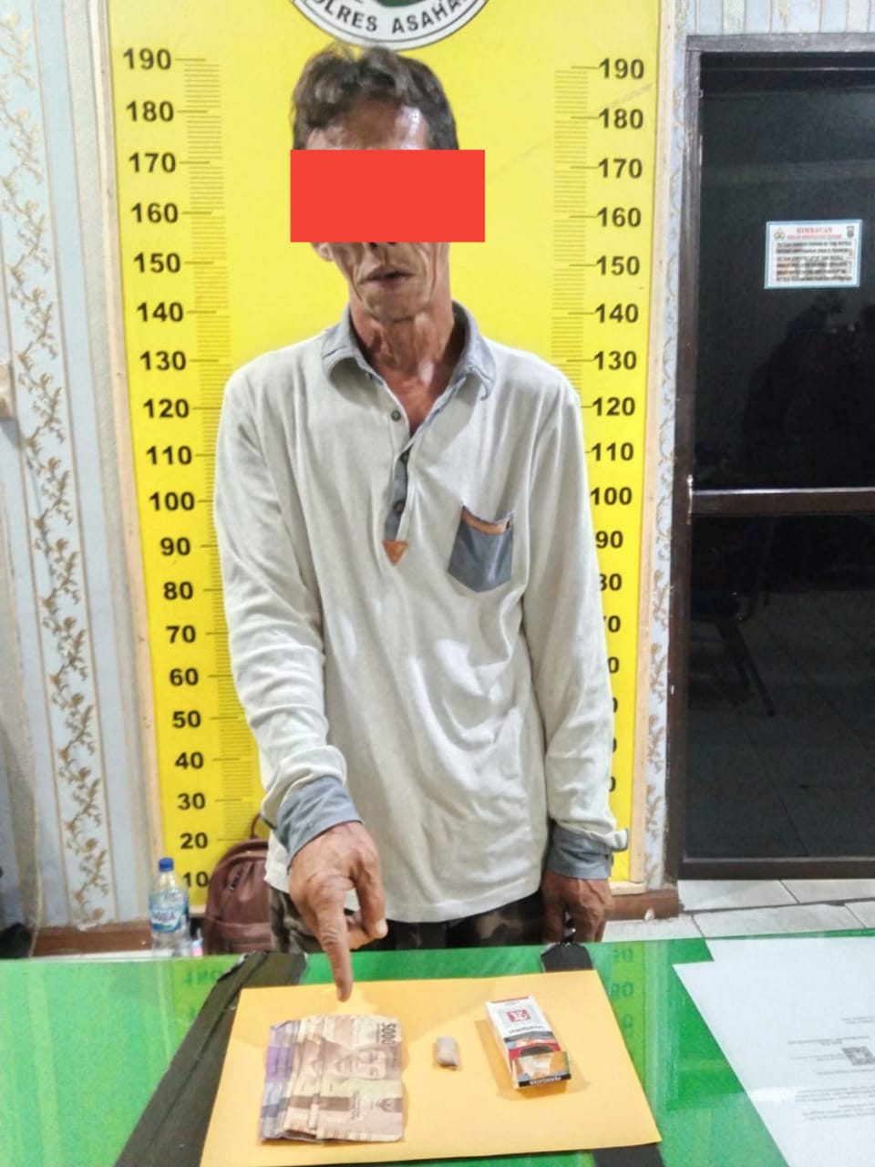 Sok Paten Jual Ganja, Pria ini Diringkus Personel Sat Res Narkoba Polres Asahan