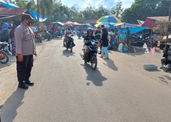 Personel Polsek Prapat Janji Polres Asahan Atur Lalu Lintas