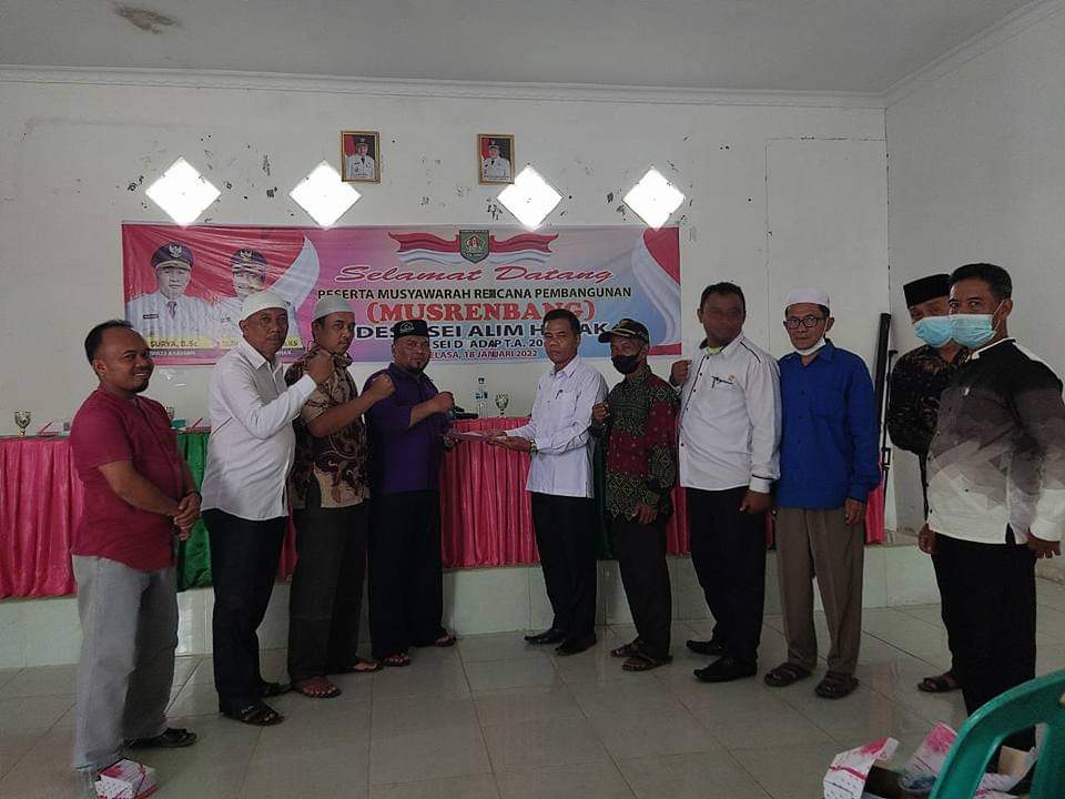 Ustadz Syafrizal M Yazid Ketua Imtaq Sei Alim Hasak