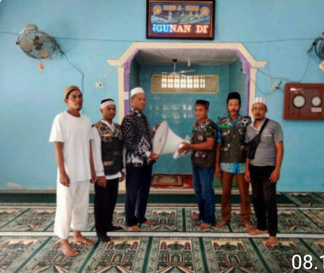 GM PPMA Bantu Pembelian Speaker untuk Masjid Al-Inayah di Teluk Dalam Asahan