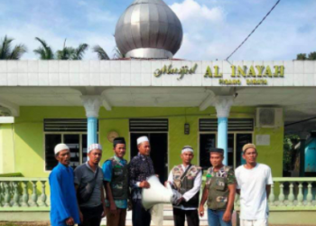 GM PPMA Bantu Pembelian Speaker untuk Pengurus Masjid Al-Inayah di Teluk Dalam Asahan
