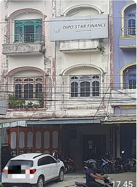 Kantor Dipo Star Finance Rantauprapat yang berada di Jalan A Yani, Kecamatan Rantau Selatan, Rantauprapat.