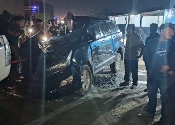 Ditabrak Bus PT Chandra, Kades Sumber Harapan Tewas