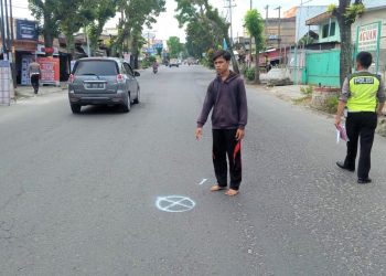 Honda CBR Kontra Yamaha Mio di depan RSU Horas Insani, Pelajar Asal Taput Tewas